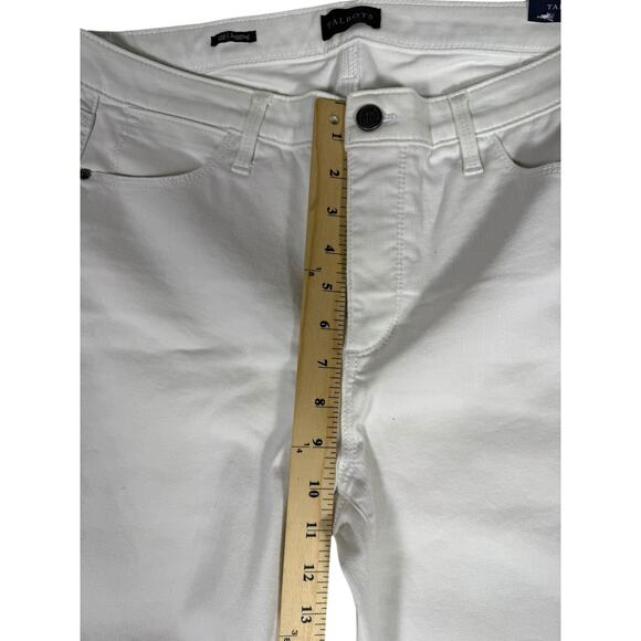 NWT Talbots Jeggings Women's Size 12P  White Skinny Ankle - Picture 7 of 8